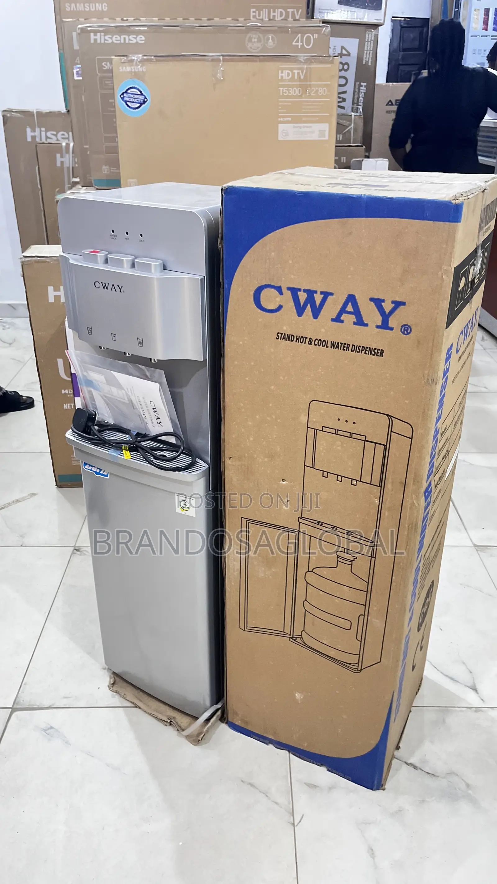 Cway Quiet Cooling Dispenser Artic 1bcwm16bl