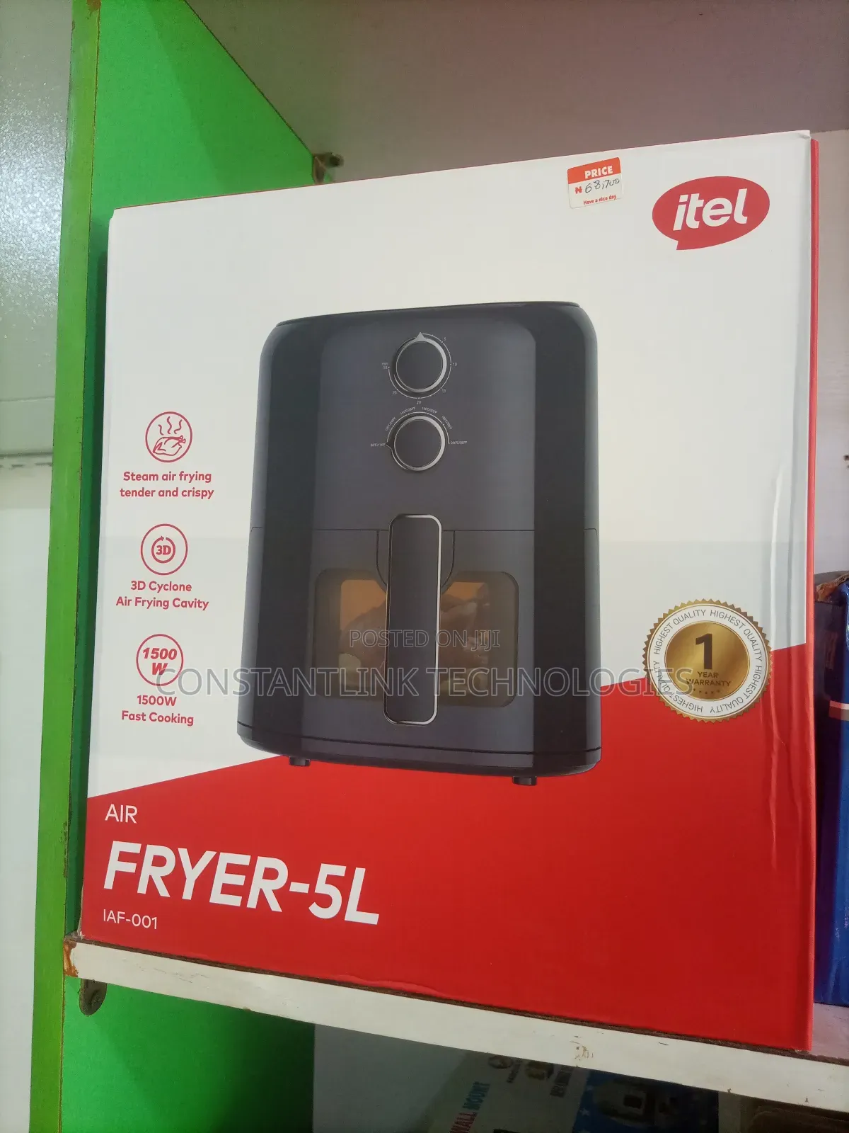 Itel Air Fryer-5l