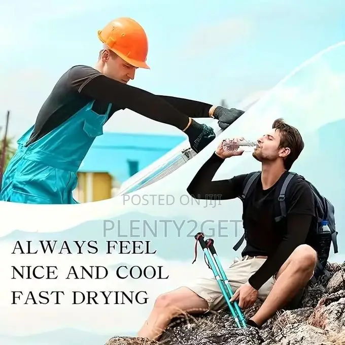 3 Pairs Cooling Arm Sleeves for Men Women - Breathable Stretchable