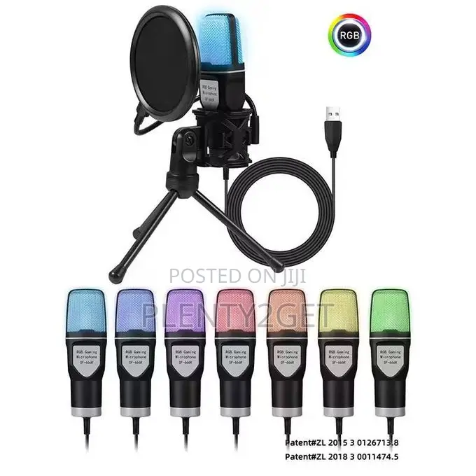 Gaming Microphone, Usb Pc Microphone for Podcast Videos, Streaming