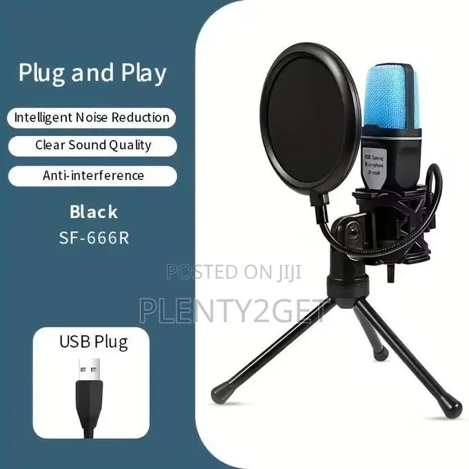 Gaming Microphone, Usb Pc Microphone for Podcast Videos, Streaming