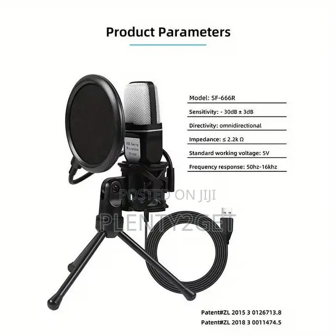 Gaming Microphone, Usb Pc Microphone for Podcast Videos, Streaming