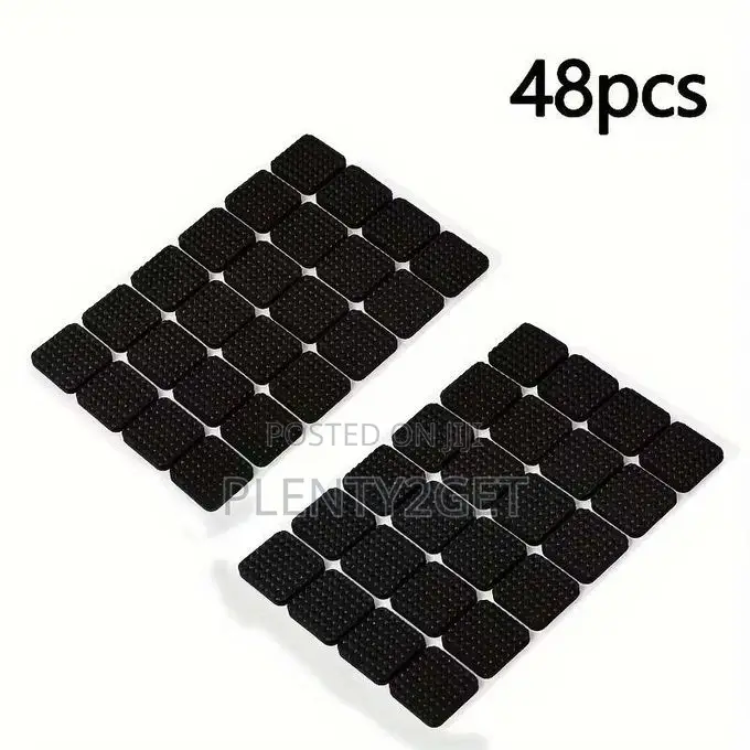 Set Of 48 Plastic Chair Leg Protectors