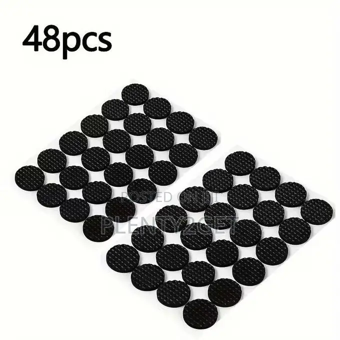 Set Of 48 Plastic Chair Leg Protectors
