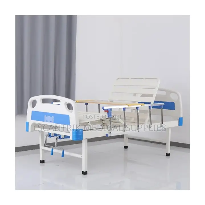 Heavy-Duty Crank Manual Hospital Bed for Intensive Care