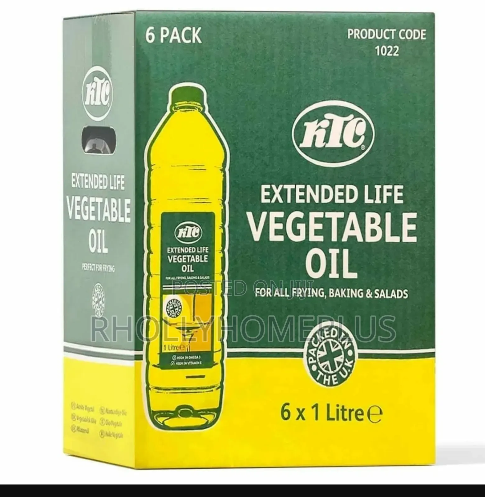 KTC Extended Life Vegetable Oil(1l by 6)