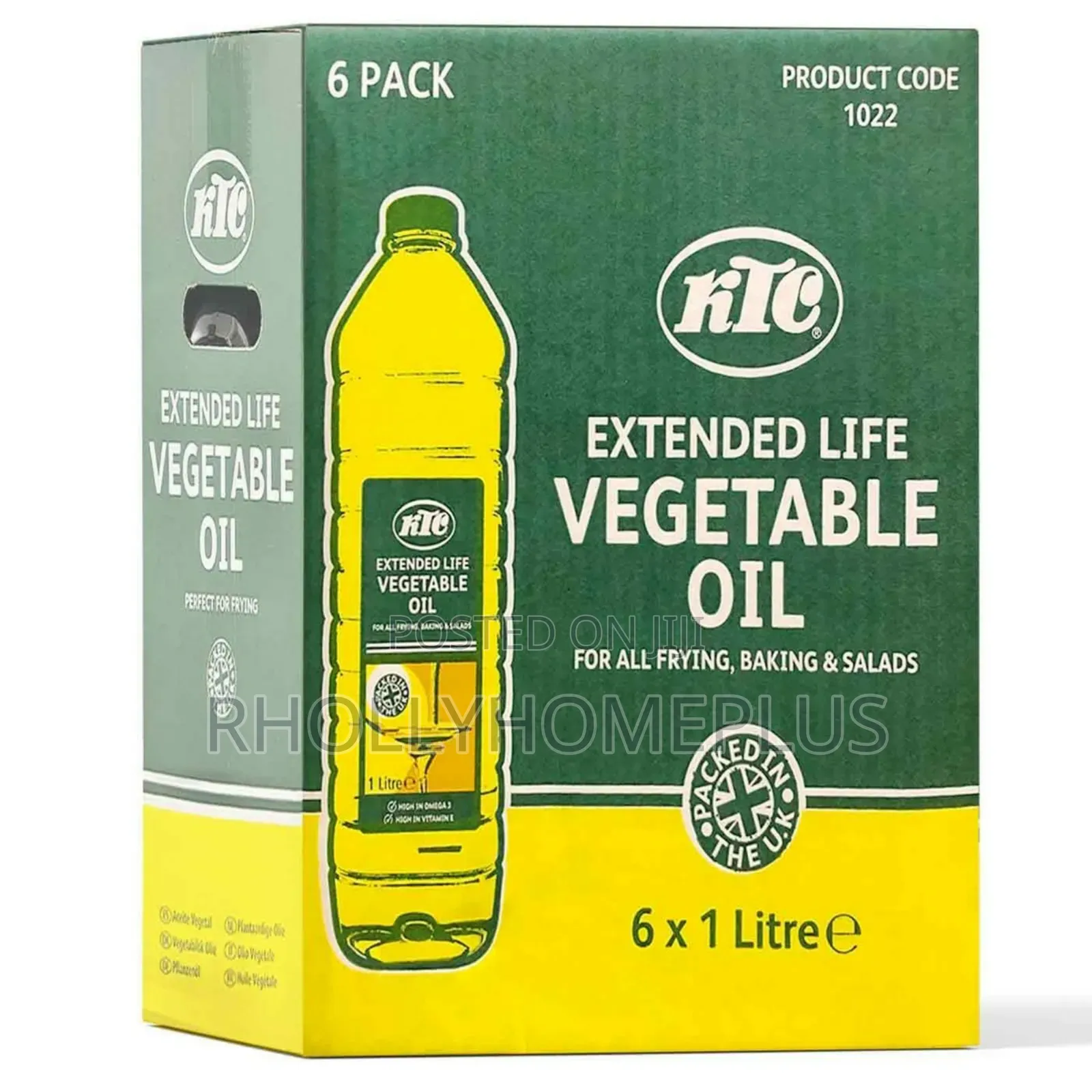 KTC Extended Life Vegetable Oil(1l by 6)