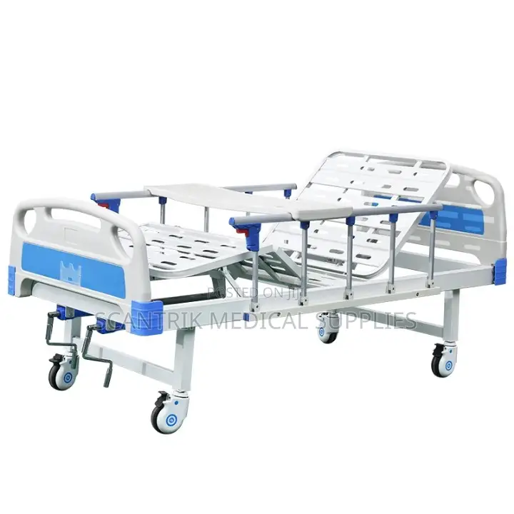 Sturdy Manual Hospital Bed With Easy Crank Adjustment