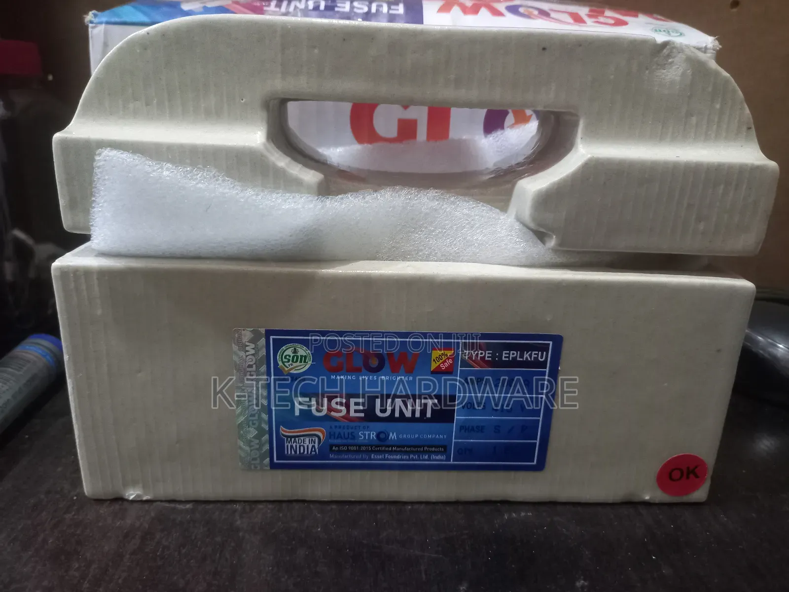 200a/415v Glow Fuse Base Unit