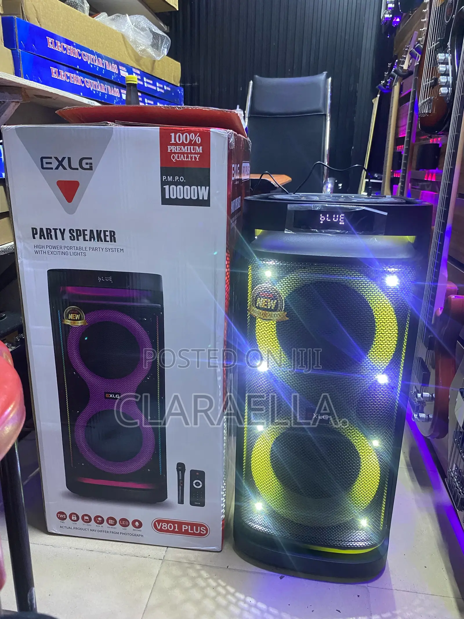 Exlg 10000w Rechargeable Party Box Speaker