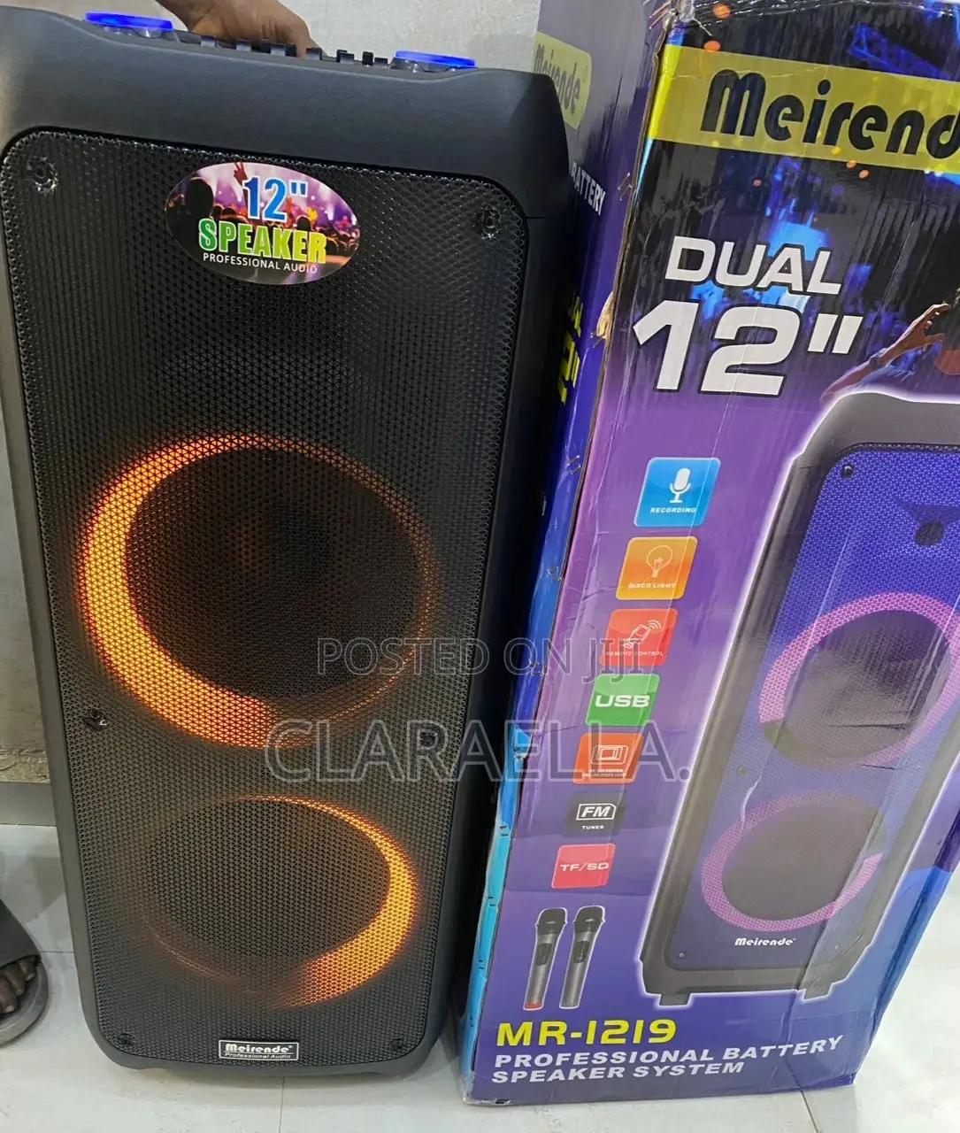 Meirende Mr-1219 Professional Battery Speaker