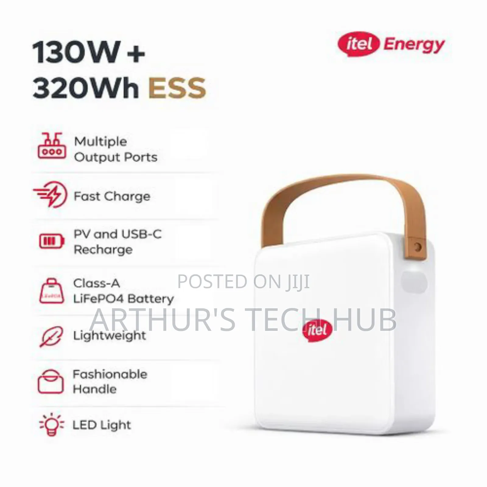 Itel Power Go 100,000mah Power Bank