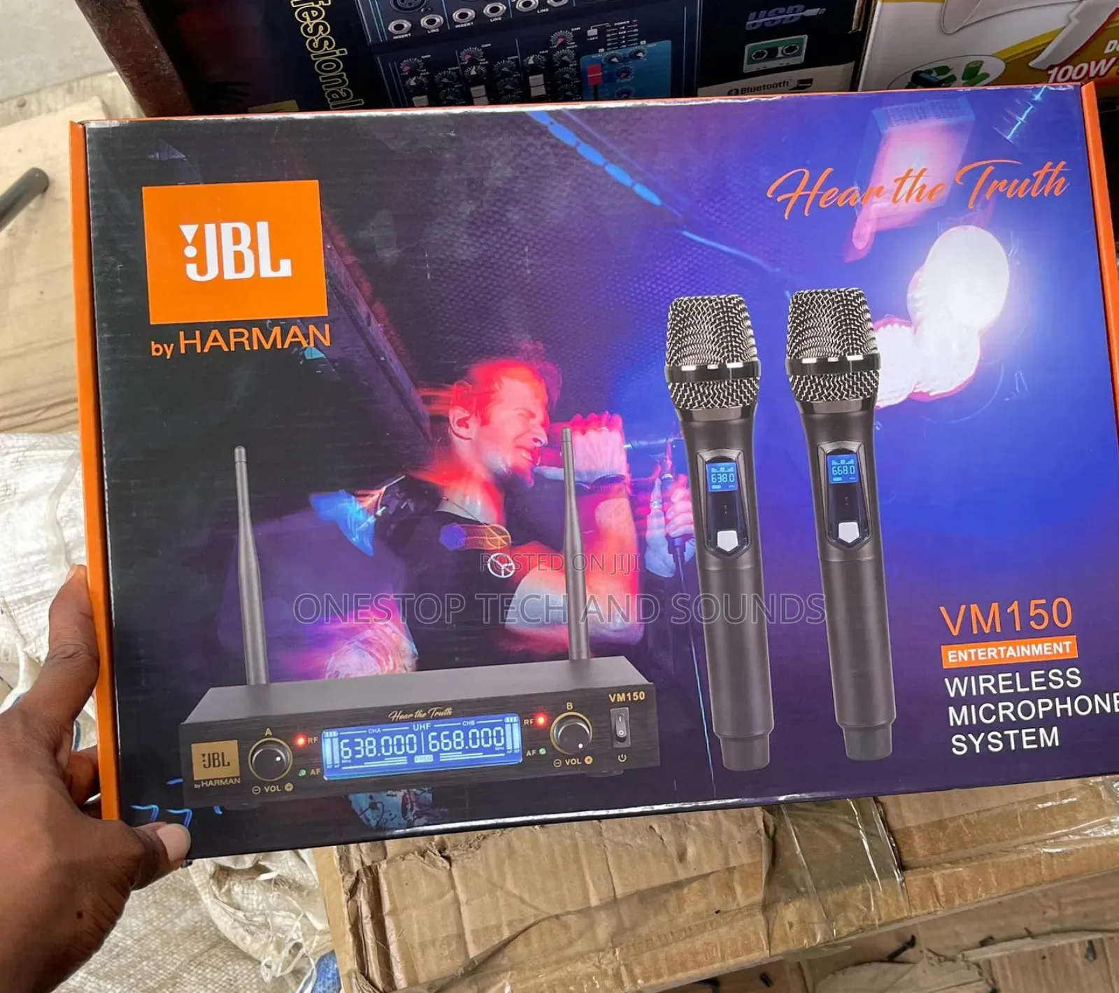 JBL Vm150 Dual Channel Wireless Microphone System (Brand New)