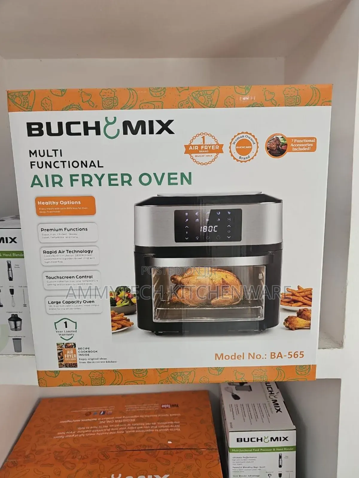 Buchmix Multifunctional Odogwu Air Fryer Oven