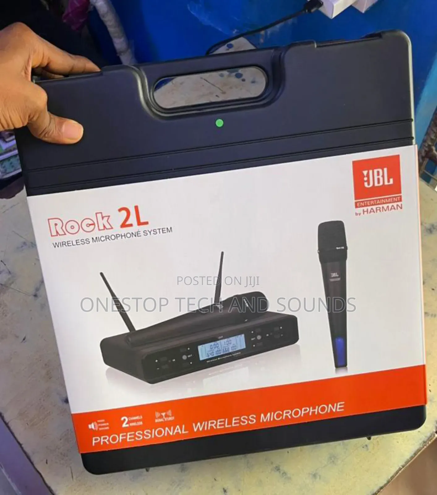 JBL Rock 2l Wireless Microphone System (Dual Set) - Brand New