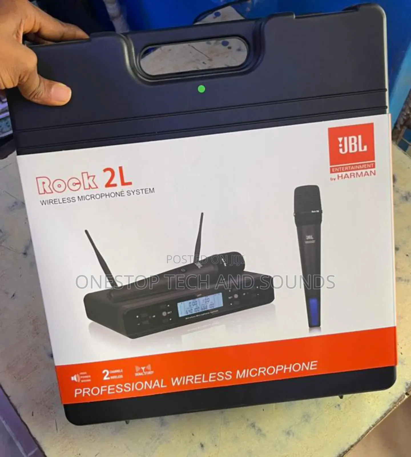 JBL Rock 2l Wireless Microphone System (Dual Set) - Brand New