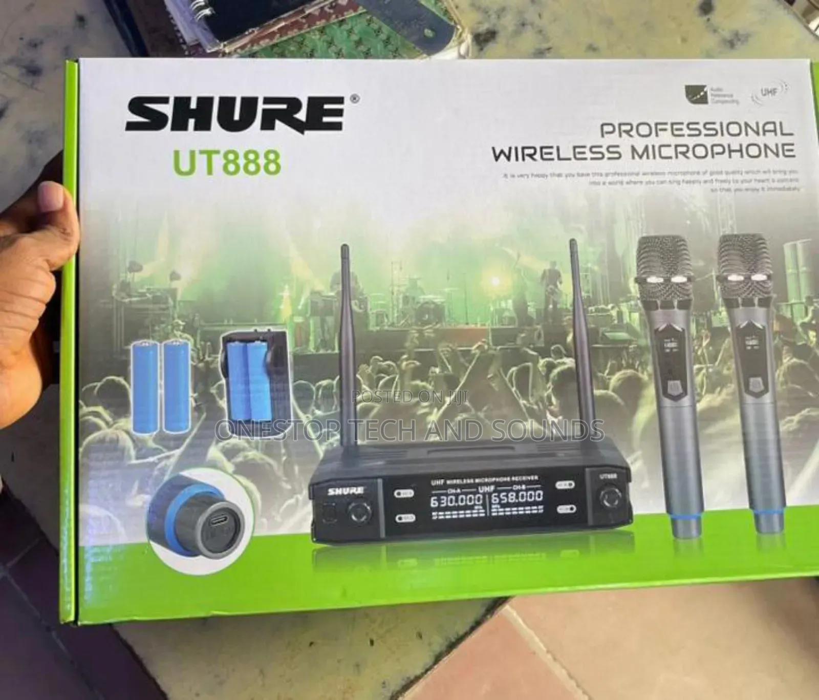 Shure Ut888 Professional Dual Wireless Microphone System