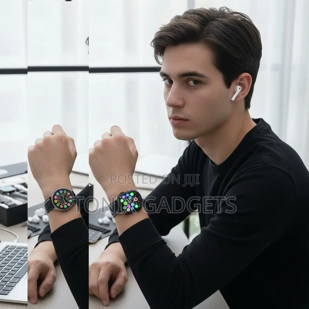 Ultimate 10-in-1 Luxury Smartwatch Suit Extreme (I80)