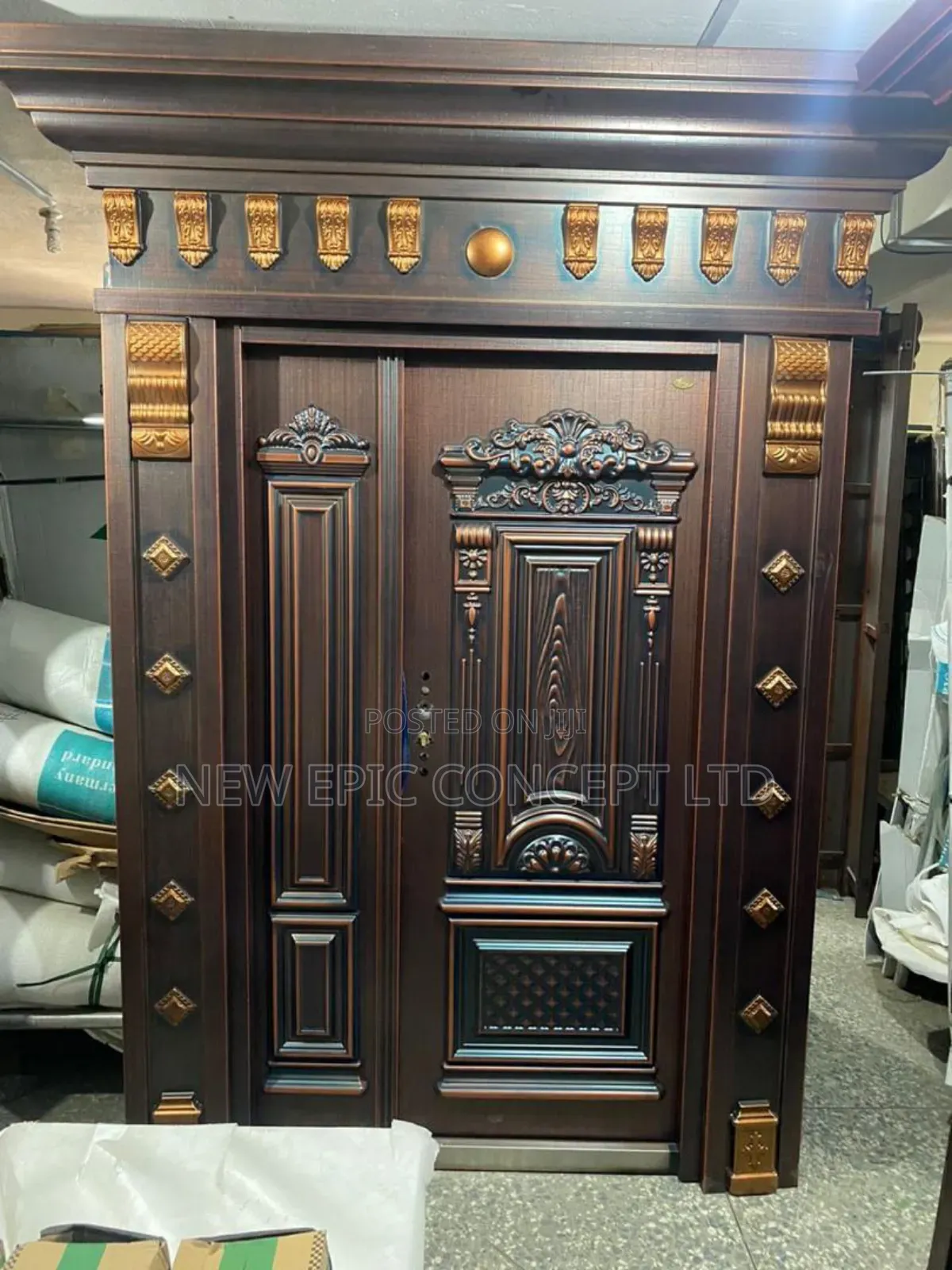 Italian Copper Cast 4ft Buy 7ft Security Entrance Door With Ark