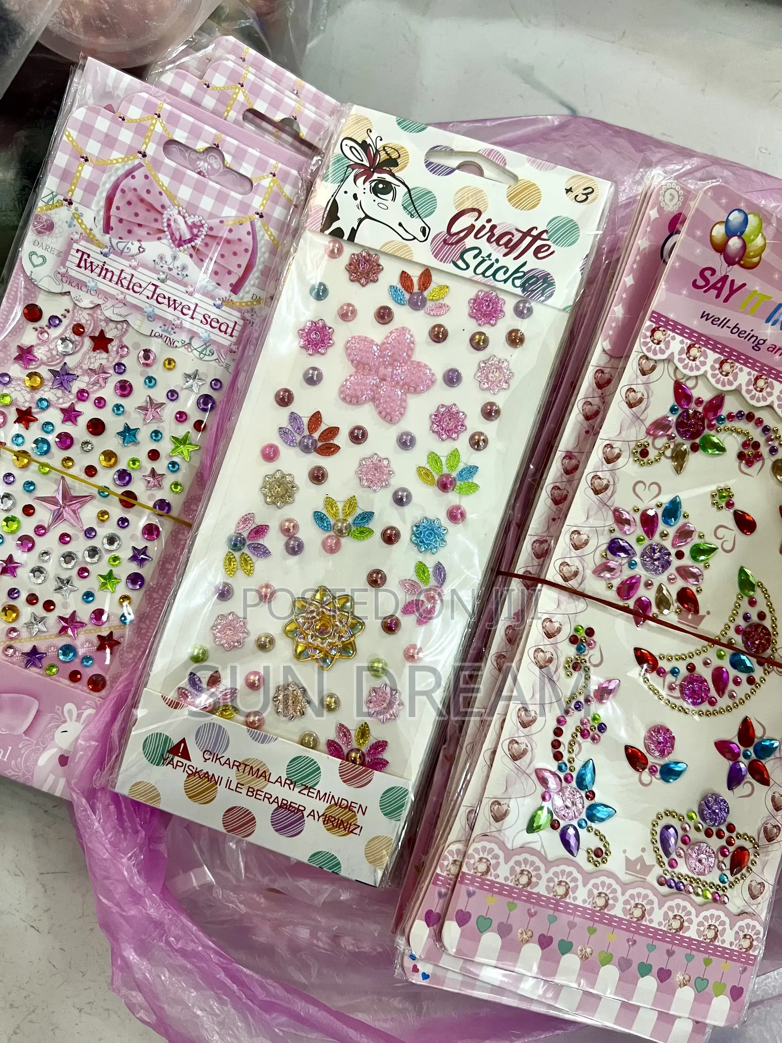 Gem Stickers Diamond Sticker Face Painting Design Kids Gift