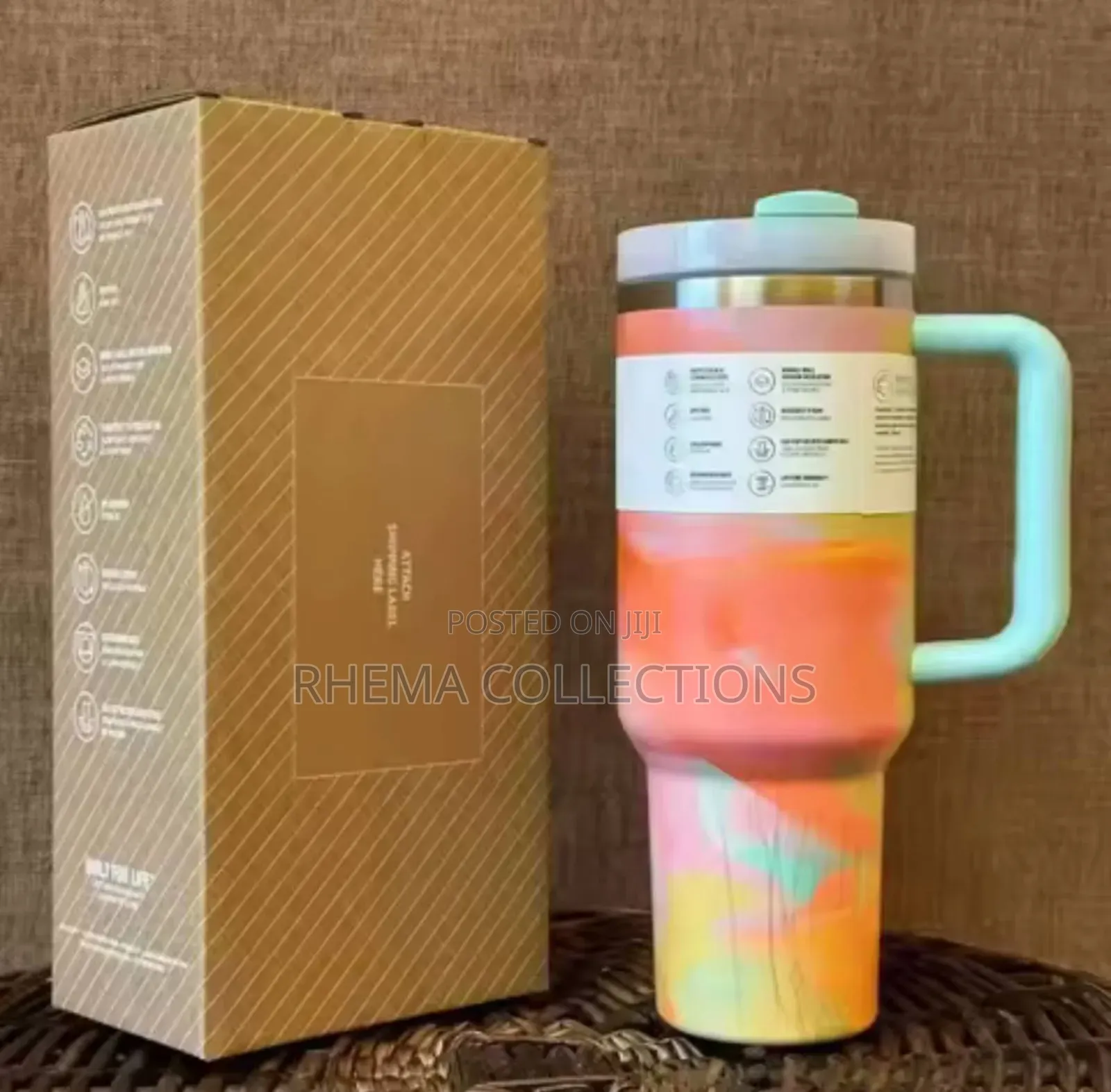 1.2ltr Original Stanley H20 Quencher Cup With Straw
