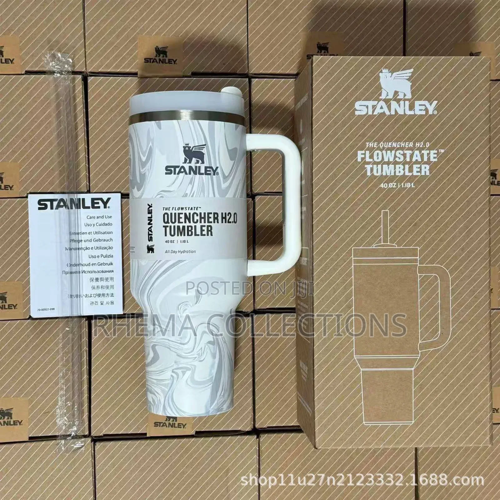 1.2ltr Original Stanley H20 Quencher Cup With Straw