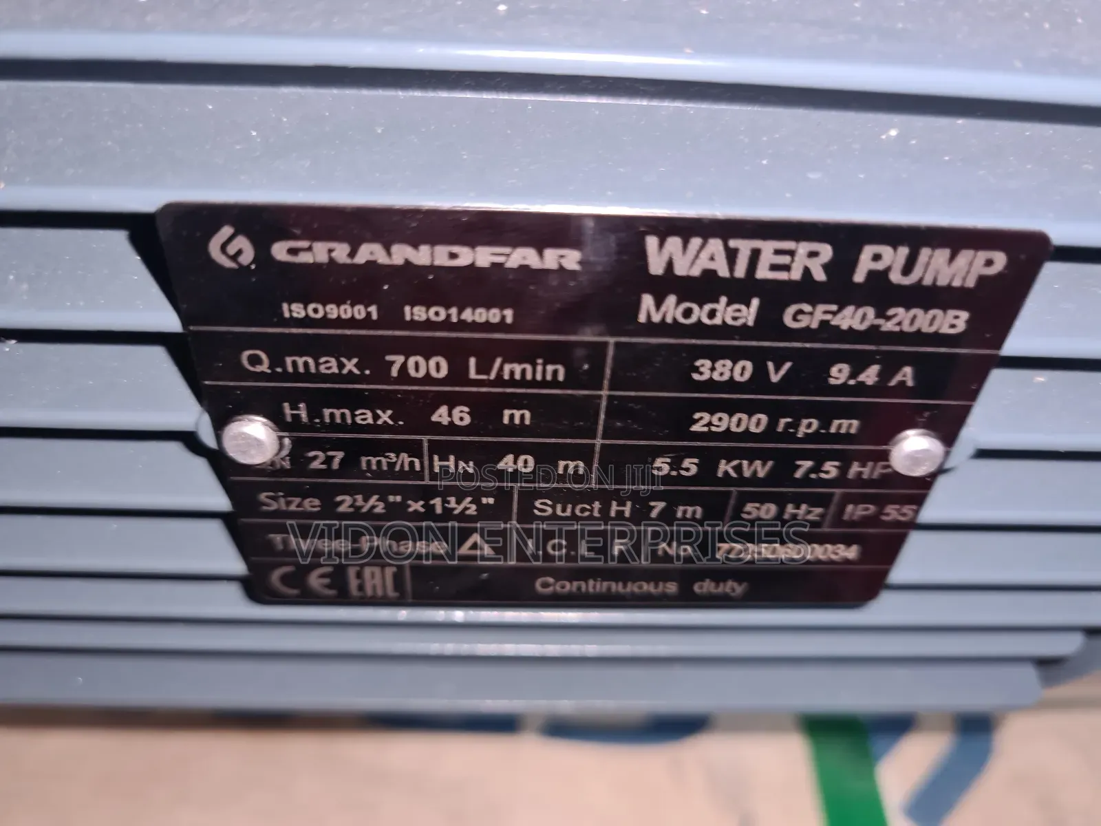 Grandfar Water Pump