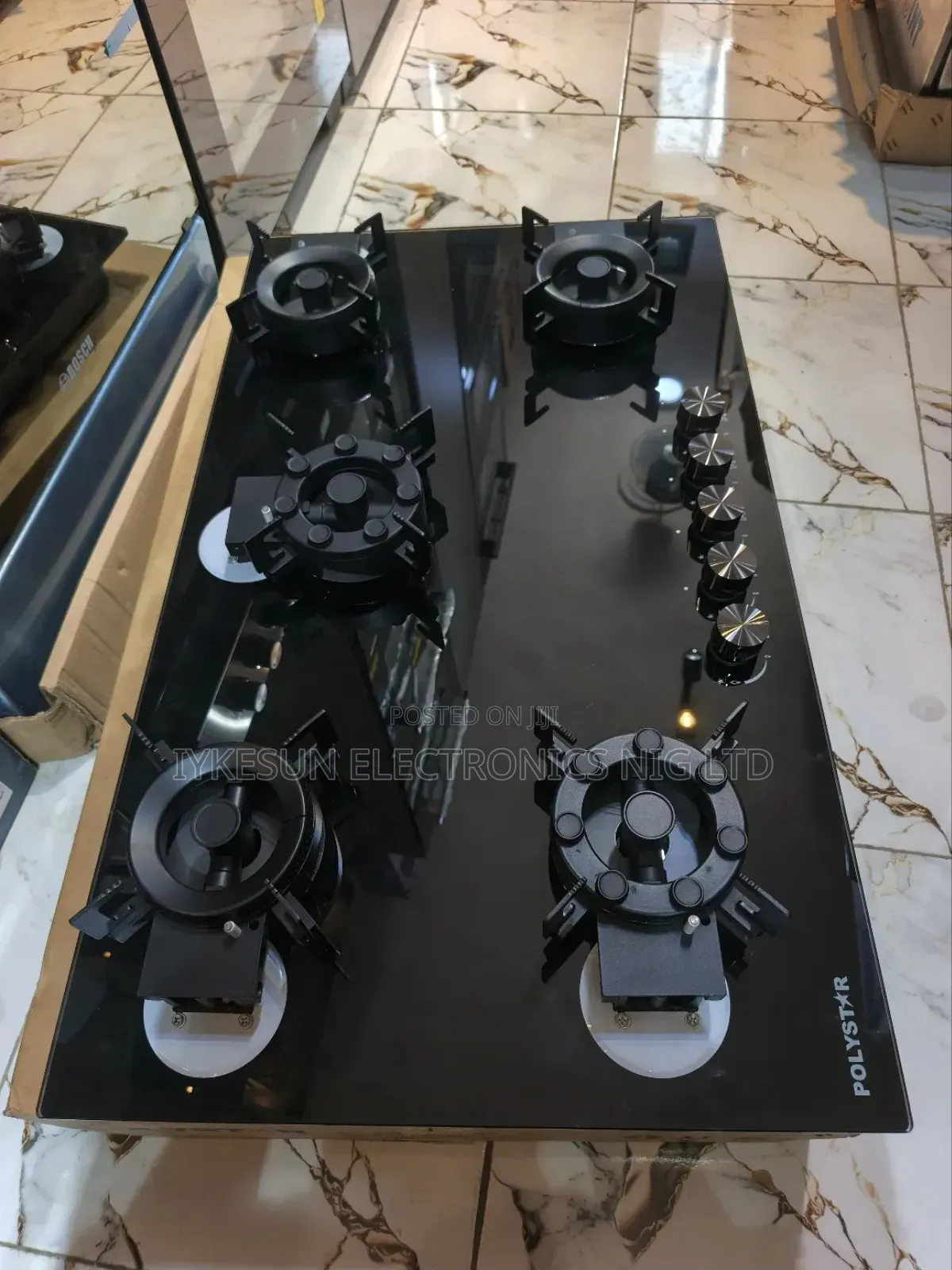 Original Polystar Latest Model Built-in Premium Flips Up 5 Burners Gas