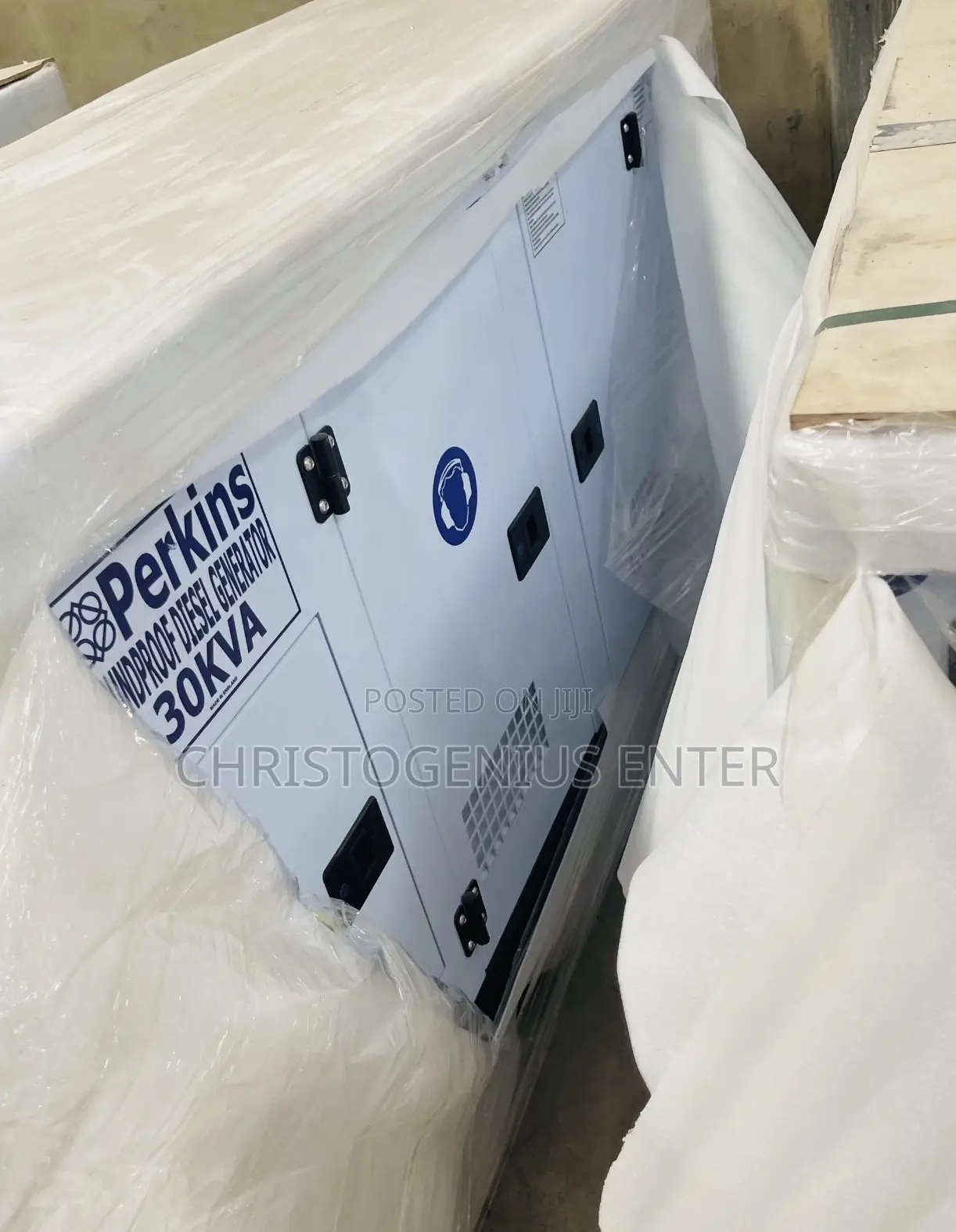 Sp Super Perkins Soundproof Generator England 30kva