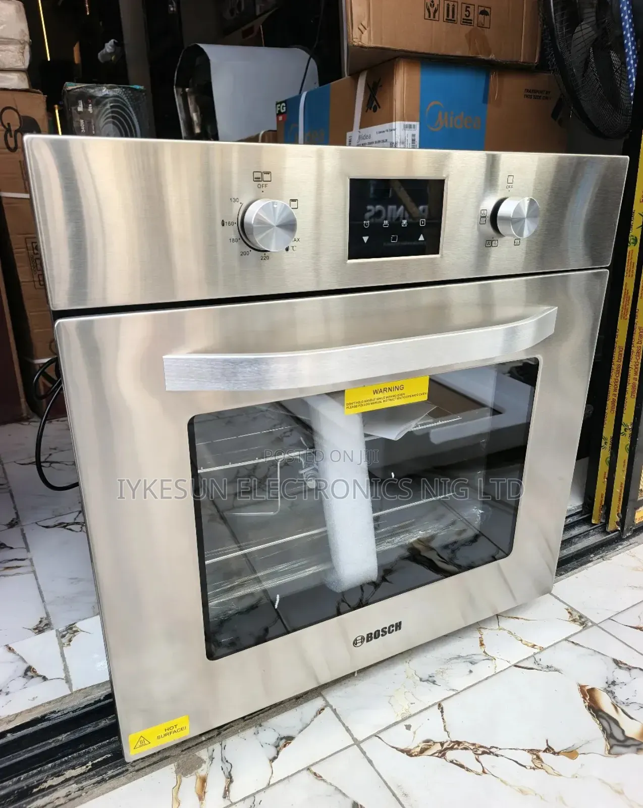 Original Bosch Built-in Digital Display Gas Electric Oven With Grill