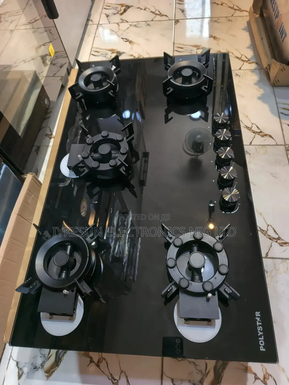 Original Quality Built-in Premium Flips Up 5 Burners Gas Cooker Hob