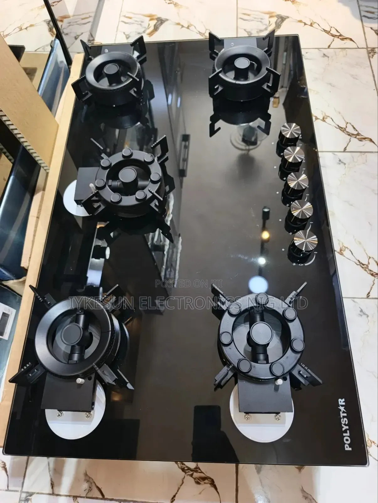 Original Quality Built-in Premium Flips Up 5 Burners Gas Cooker Hob