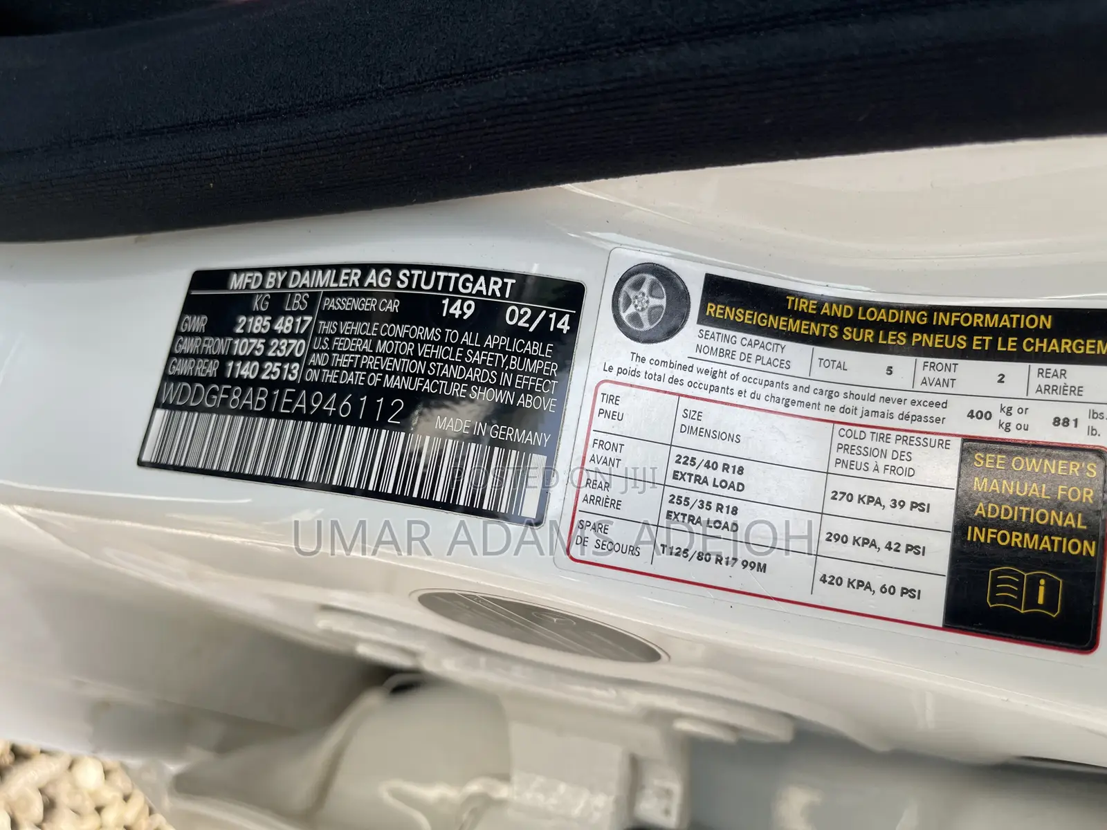 Mercedes-Benz C300 2014 White