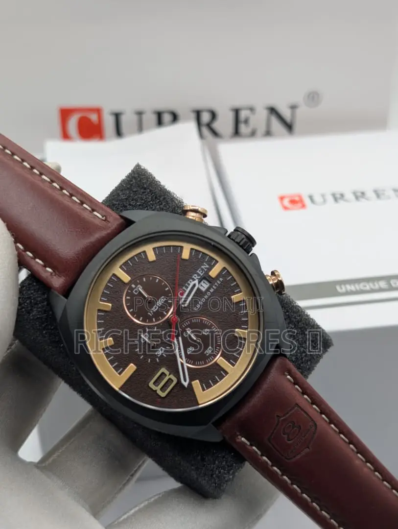 Curren Chronograph Leather