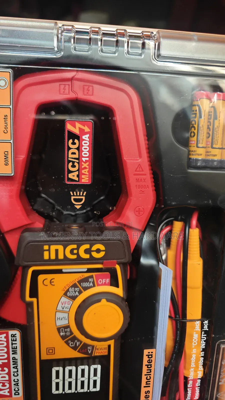 Ingco Digital Ac/Dc Clamp Meter – 1000a Professional Multimeter