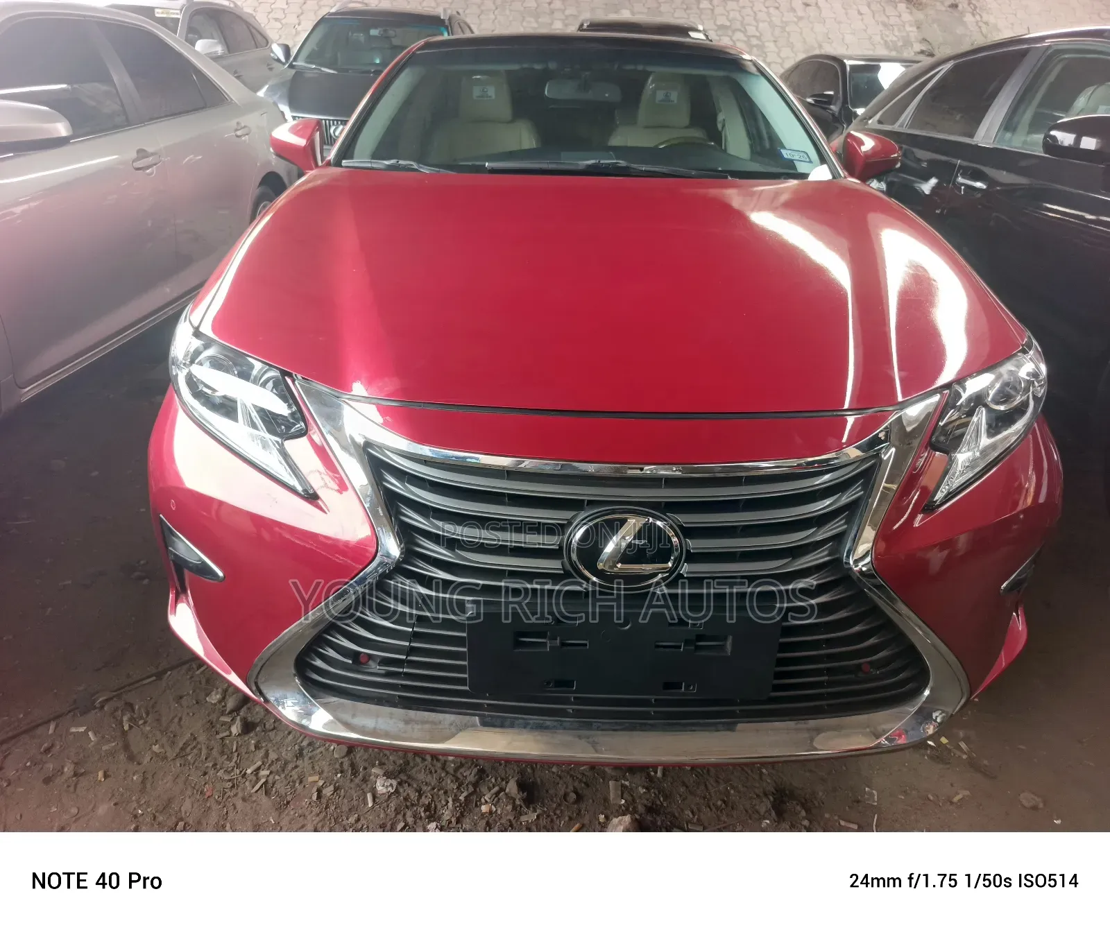 Lexus ES 350 FWD 2014 Red