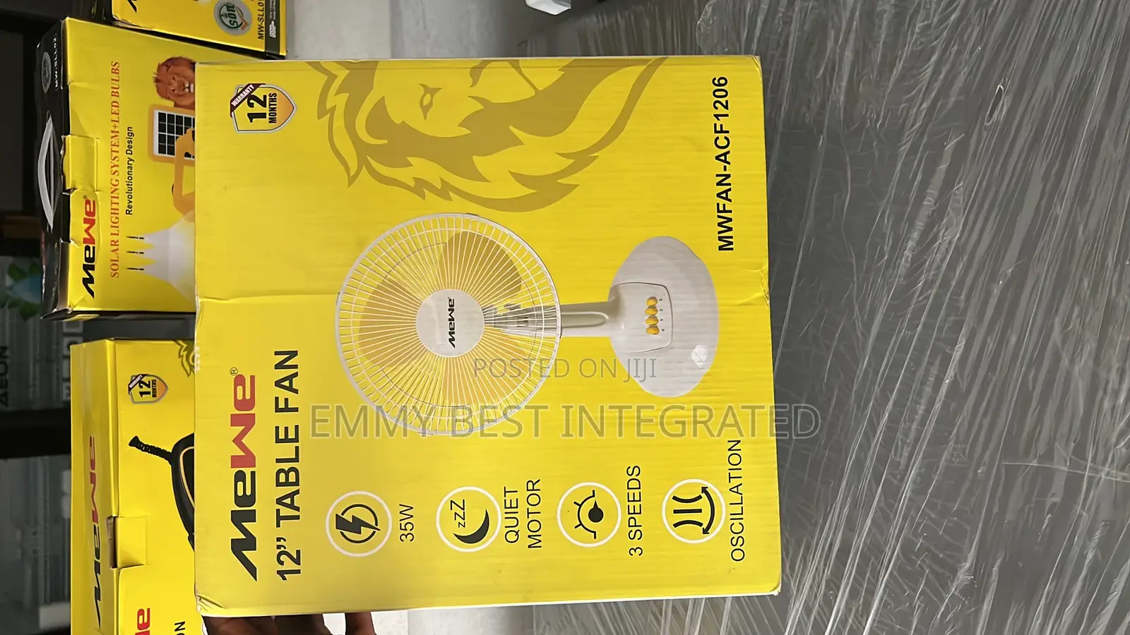 Mewe 12" Table Fan