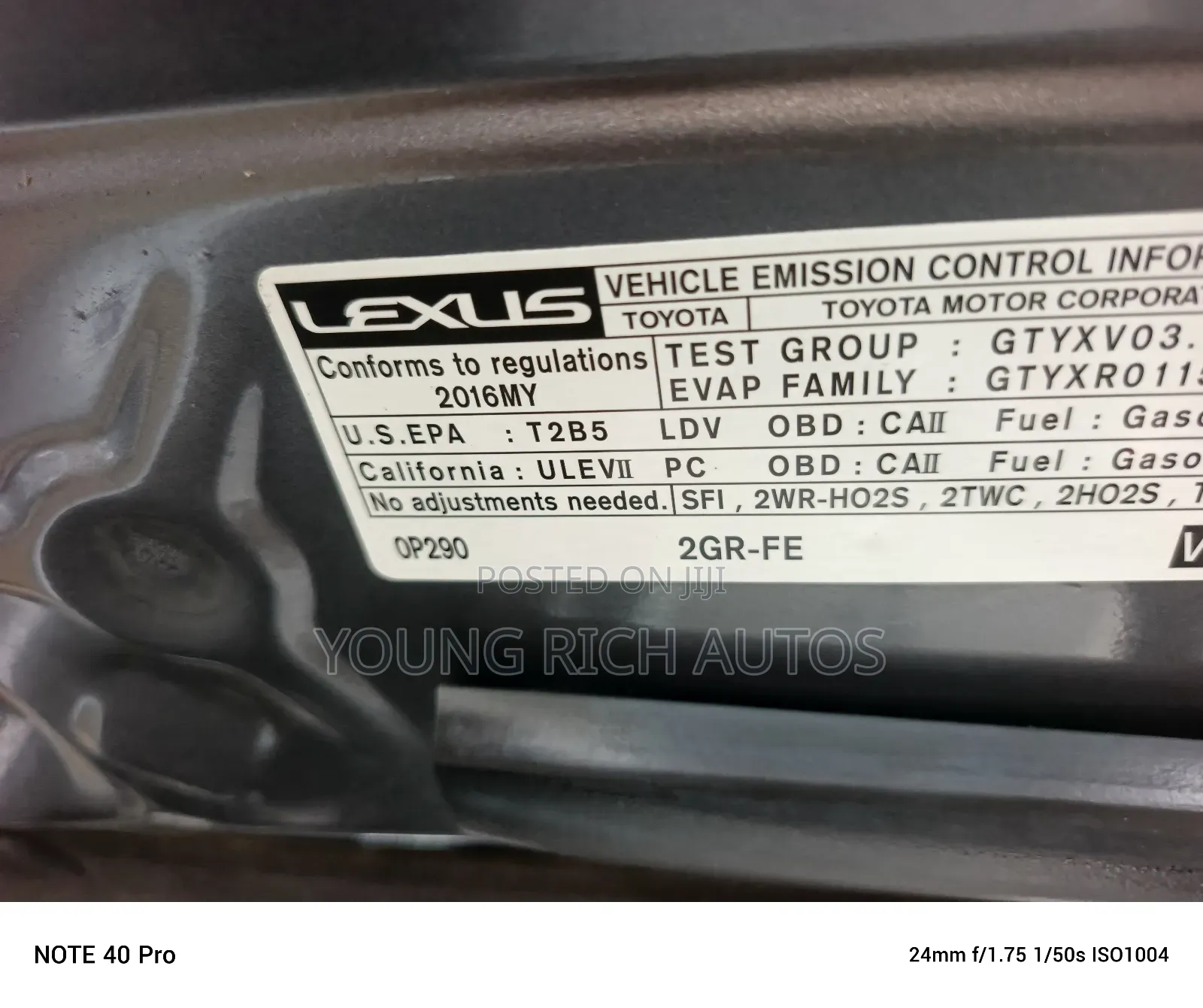 Lexus ES 2016 Gray