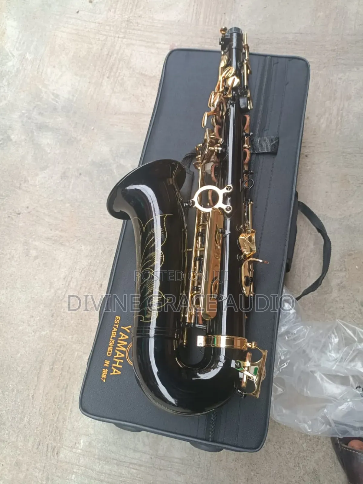 Black Yamaha Saxophone