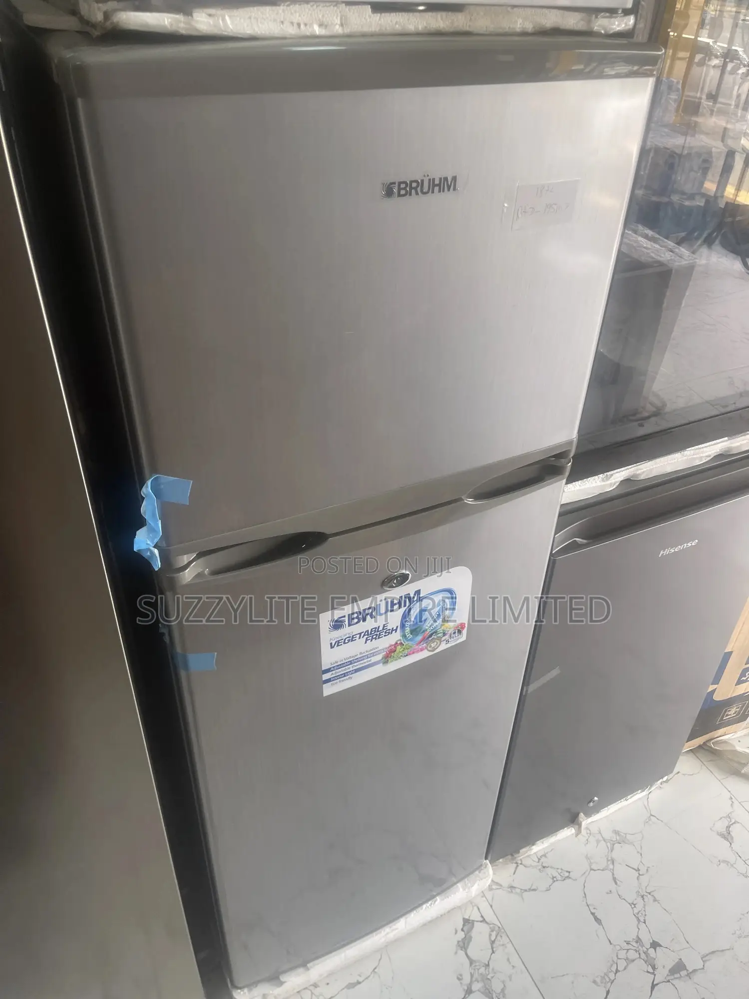 Bruhm Double Door Refrigerator Bfd-195md 195 Liters Fridge