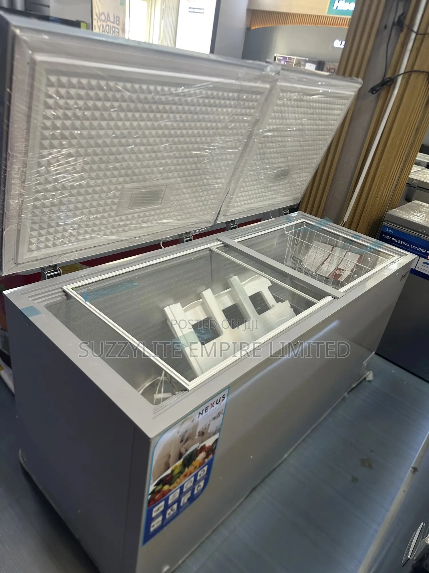 Nexus Double Door Chest Freezer 545 Liters Nx595g