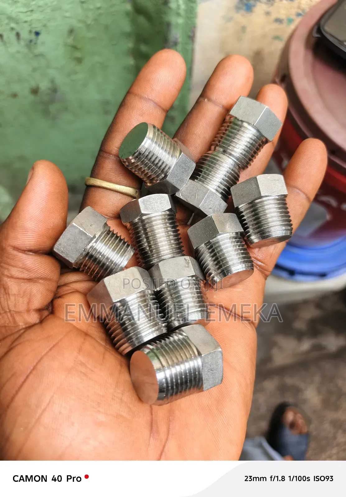 Stainless Steel Hex Head Pipe Plugs 1/2