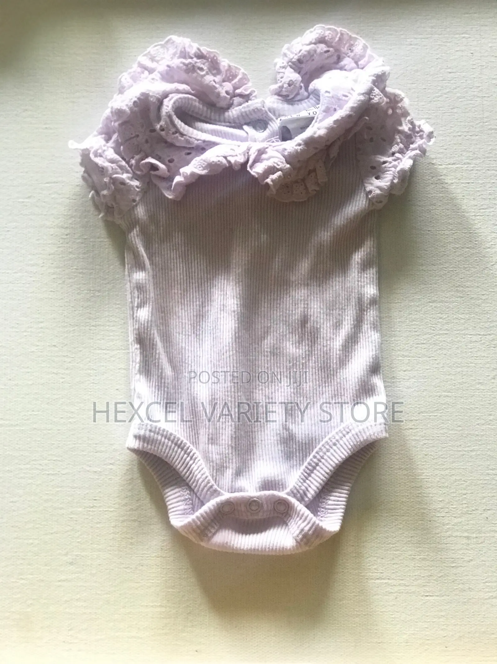Baby Romper (0–6 Months) – Soft Cotton, Single Piece