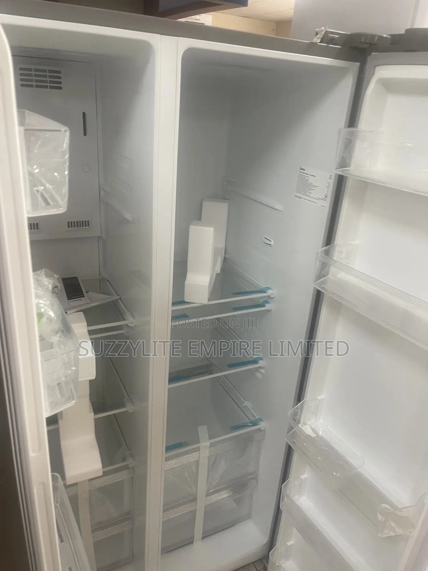 Midea 510 Liters Side By Side Refrigerator He-689wen