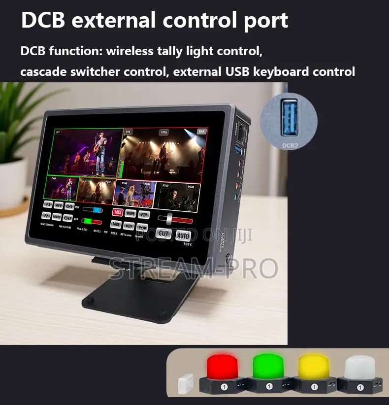 Devicewell Hds8107 Touch Screen, 4 Hdmi Video Switcher