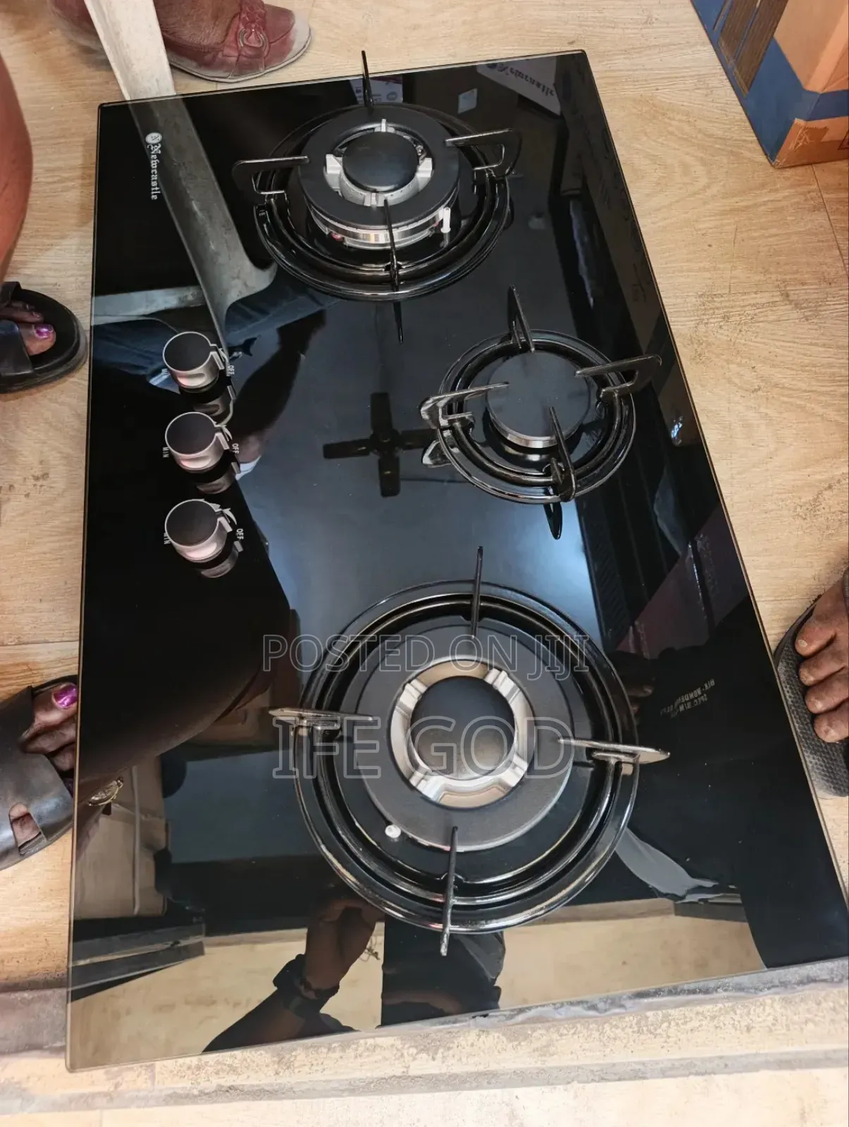 Original Quality Newcastle Built-in Automatic 3 Burners Gas Cooker Hob