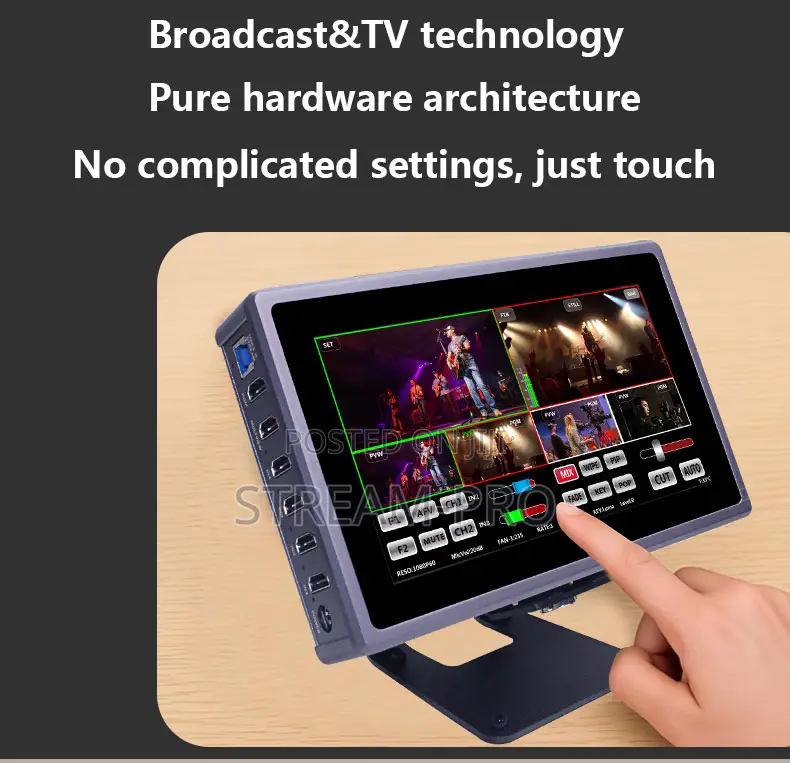 Devicewell Hds8107 Touch Screen, 4 Hdmi Video Switcher