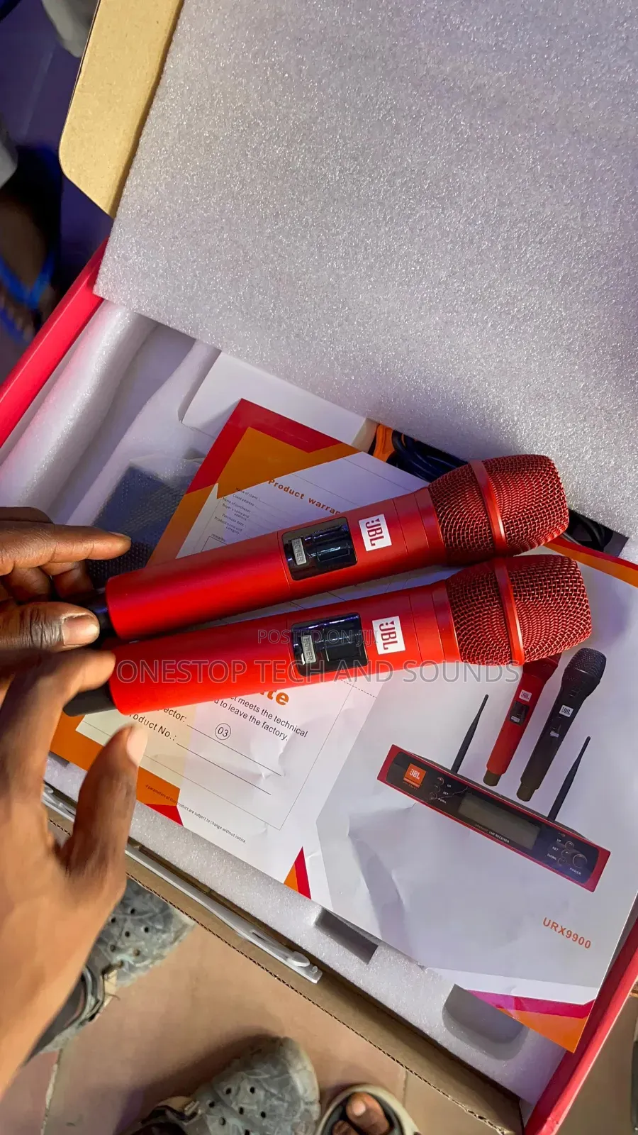 Original JBL Urx 9900p Wireless Micropho