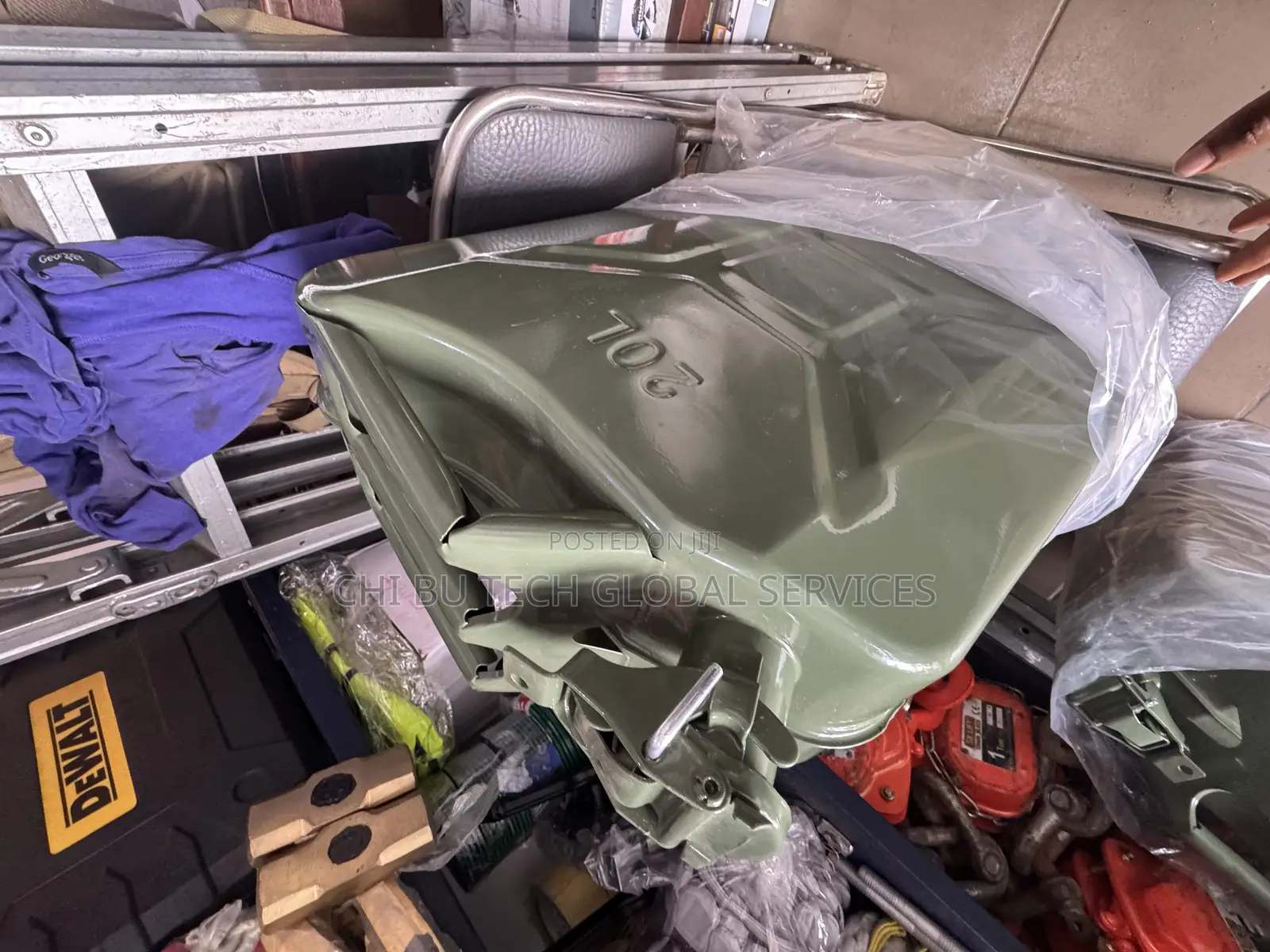20-Liter Military-Style Steel Jerry Can
