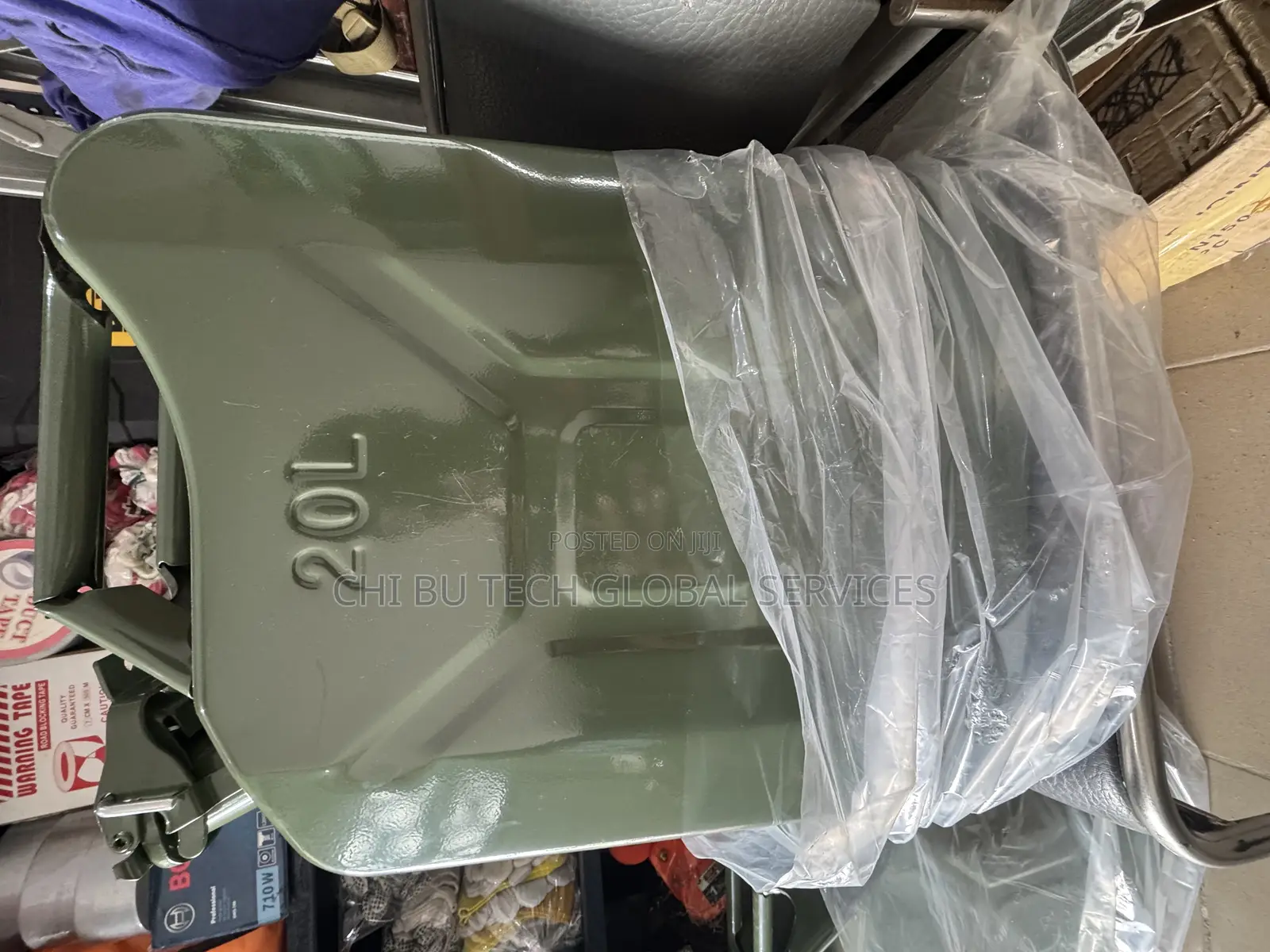 20-Liter Military-Style Steel Jerry Can